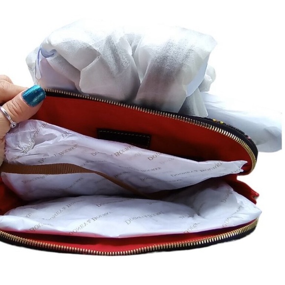 Dooney & Bourke Black Rainbow Monogram Domed Backpack NWT! factory Wrapped - Picture 3 of 7